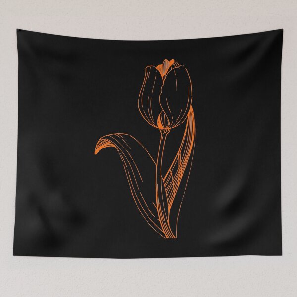 Item preview, Flower Tulip in orange designed and sold by The Love Quill.