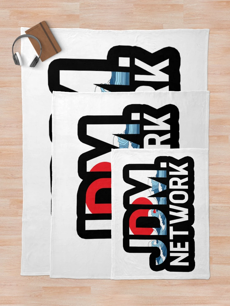 Aperçu 5 sur 6. Plaid avec l'œuvre JDM NETWORK  créée et vendue par Racingdecals.