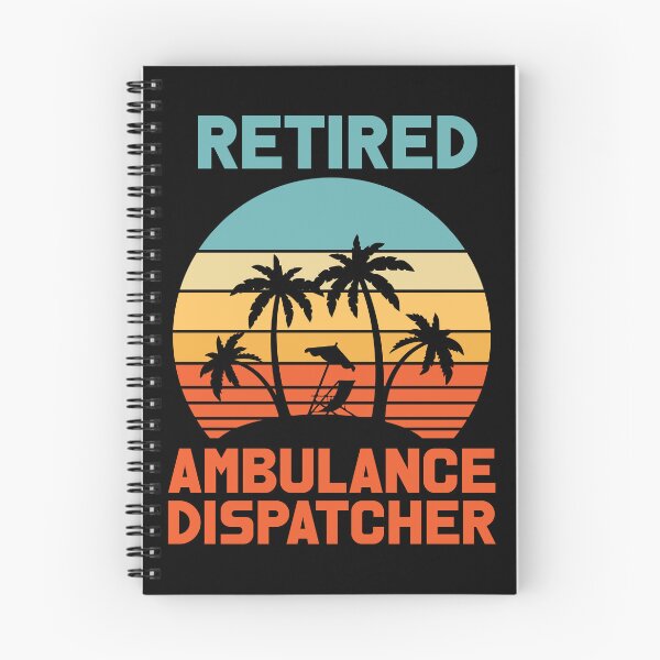 Aperçu de l'œuvre Répartiteur d'ambulance à la retraite - Coucher de soleil vintage créée et vendue par Optix.