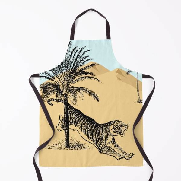 Item preview, A Tiger In The Hot Palm Desert,Lovers Big Cats Tigers designed and sold by Salva-Shop.