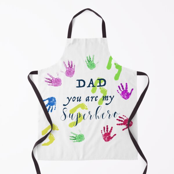 Item preview, Child's hand & foot  real prints Father's Day , Dad's Birthday designed and sold by Oksana Suprun.