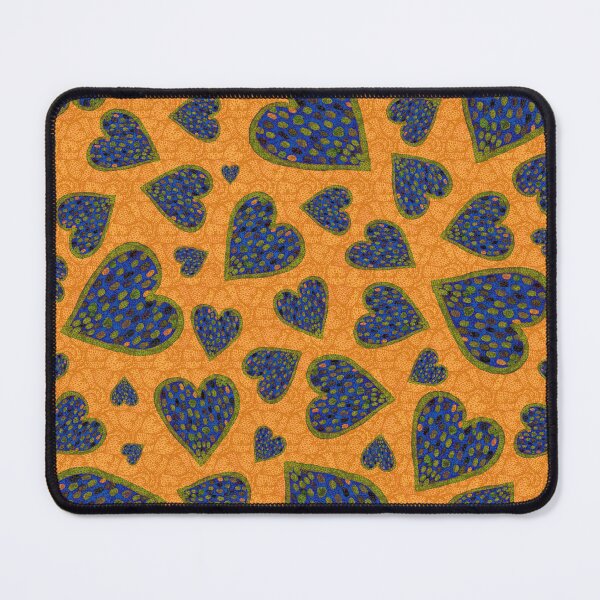 Item preview, Watercolor hearts with spots pattern designed and sold by AleFairyland.