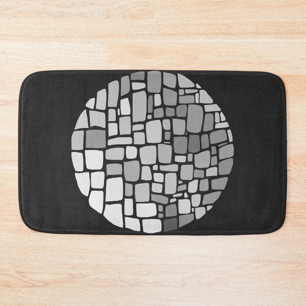 Item preview, Squared Irregular Tiles - Black, White designed and sold by Chubuter.
