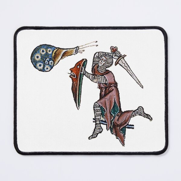 Item preview, Snail and Knight - Medieval - Vintage Art designed and sold by RickE.
