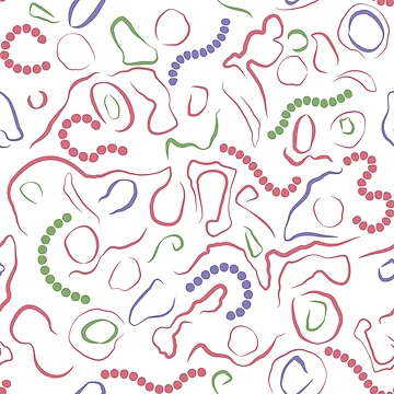 Artwork thumbnail, Abstract microscopic pattern by AtiPrintary