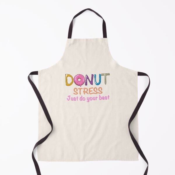 Item preview, Donut stress just do your best colorful text design designed and sold by DDalaland.