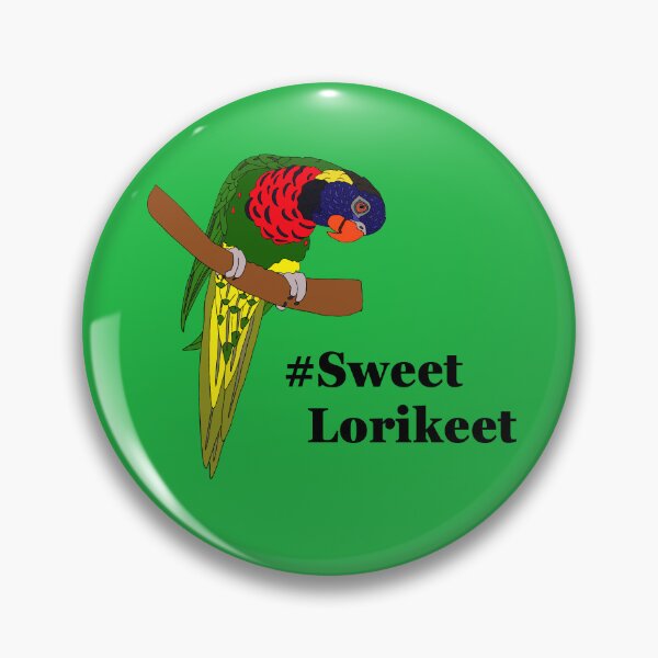 Item preview, #Sweet Lorikeet designed and sold by nolessjess.
