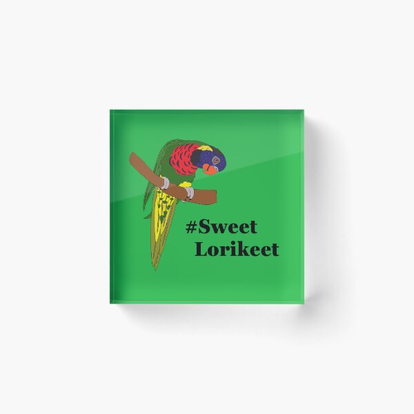 Item preview, #Sweet Lorikeet designed and sold by nolessjess.