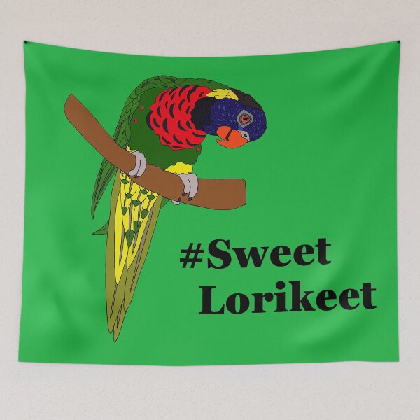 Item preview, #Sweet Lorikeet designed and sold by nolessjess.