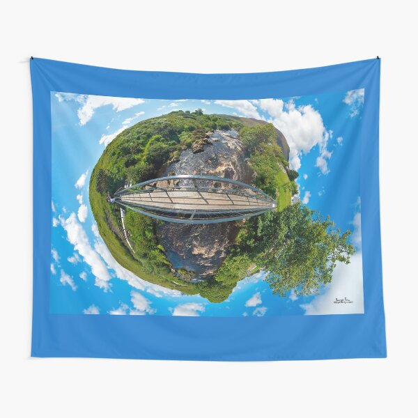 Footbridge over Glen River, Carrick, SW Donegal Tapestry