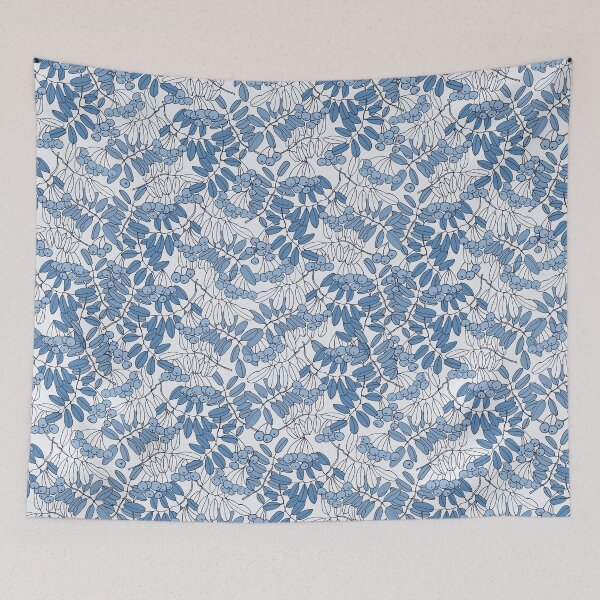 Item preview, Toile de Jouy style with rowan  designed and sold by Svetlana Piatigoskaia.