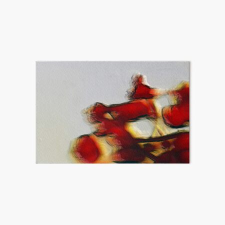 Motorcycle Cherries Art Board Print