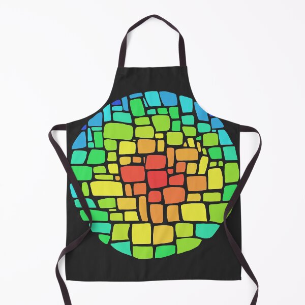 Item preview, Concentric Rainbow Squared Irregular Tiles designed and sold by Chubuter.