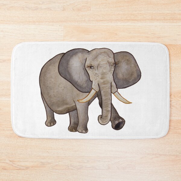 Item preview, Elephant in watercolour & coloured pencil designed and sold by Chantellearts.