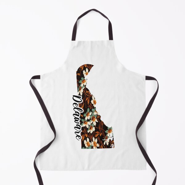 Item preview, Floral Map of USA States Delaware - Map of Delaware designed and sold by AmethystMurad.
