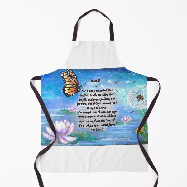 Item preview, Romans 8:38-39 butterfly dandlion painting designed and sold by Stephanie Skeem.