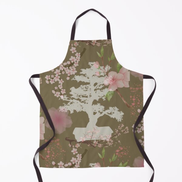 Item preview, Bonsai Tree With Beautiful Cherry Blossoms Design designed and sold by EarthArtDesigns.