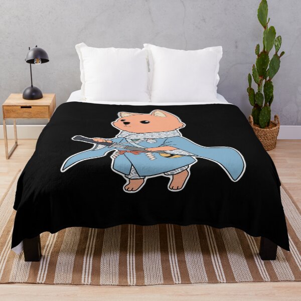 Item preview, Perro Samurai Katana Ilustración Kawaii designed and sold by Cedarrue.