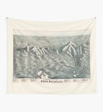 Aerial View of White Mountains, New Hampshire (1890) Wall Tapestry
