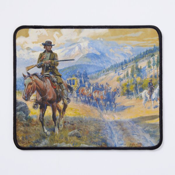 Item preview, When Guns were the Locks of the Treasure Box | Charles M. Russell | 1919 Wild West Art designed and sold by CJET.