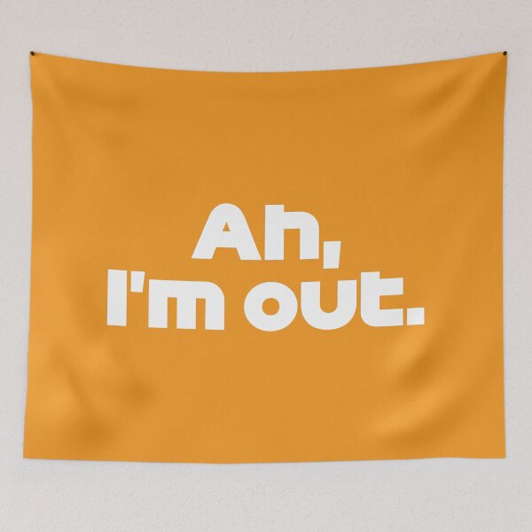 Item preview, Ah, I'm Out! NOR. - Best Team Radio Imola GP 2022 Season (Orange BG) designed and sold by FilipeFerreira.