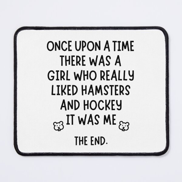 Item preview, A girl who really liked hockey and hamsters. designed and sold by TheGreenGoat.