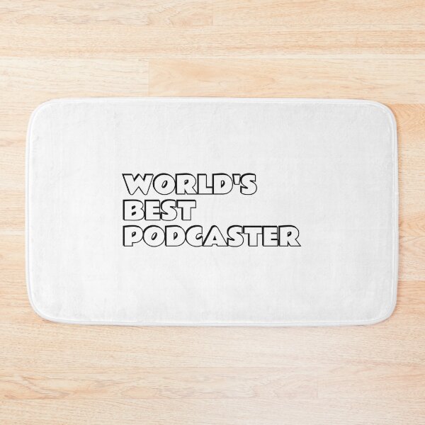Item preview, Worlds best Podcaster designed and sold by Inspirationmotivation.