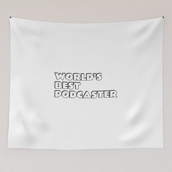 Item preview, Worlds best Podcaster designed and sold by Inspirationmotivation.