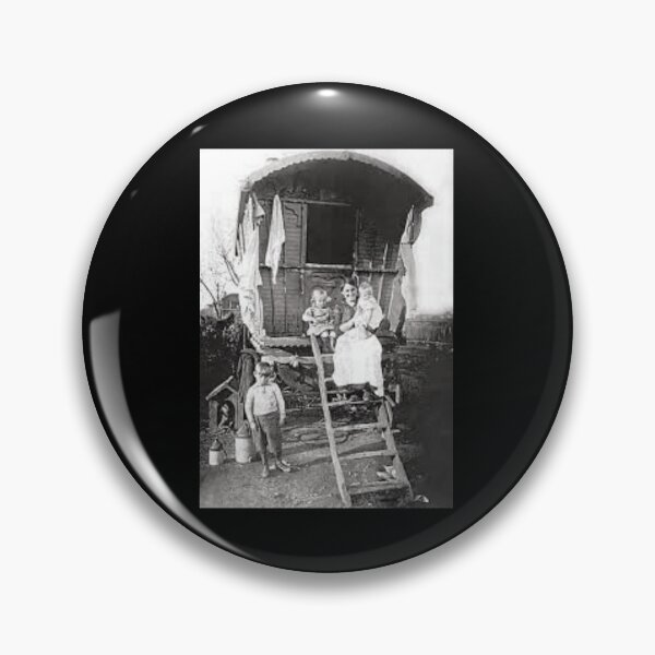 Item preview, Gypsy family with horse drawn wagon designed and sold by amy greaves.