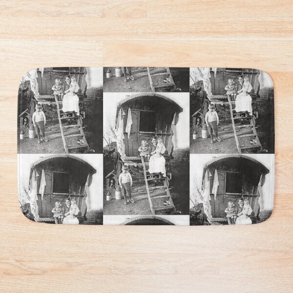 Item preview, Gypsy family with horse drawn wagon designed and sold by amy greaves.
