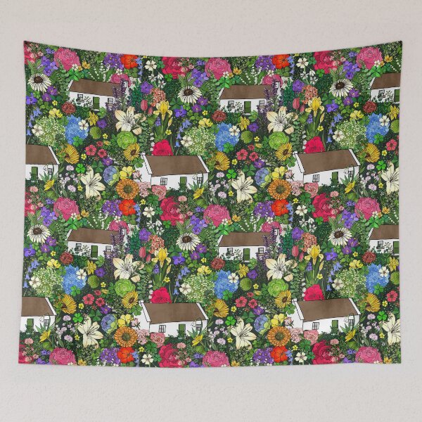 Item preview, Irish Cottage Garden  designed and sold by IrishVikingDesigns.