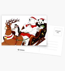 Shirokuma Cafe, Holiday Spirit! Postcards