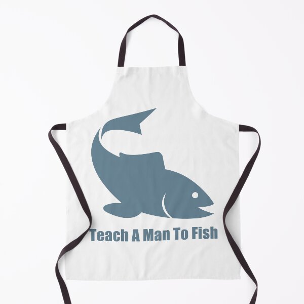 Item preview, Teach A Man To Fish-Teal designed and sold by Jimmi56.
