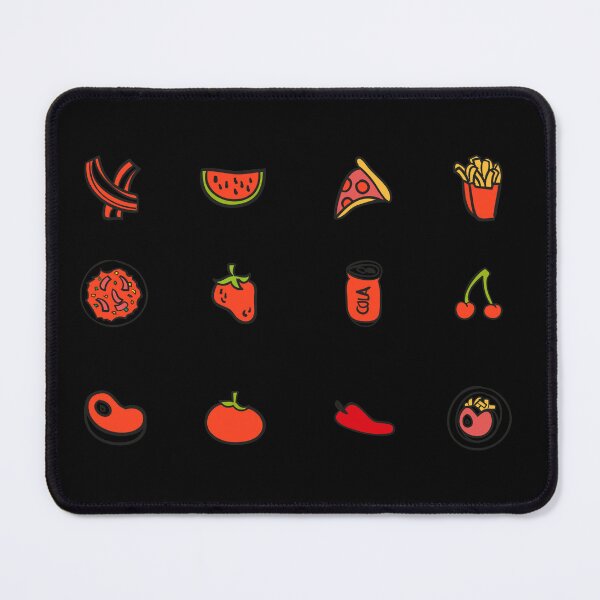 Item preview, Red Food Screen Printed designed and sold by vaggleTown.