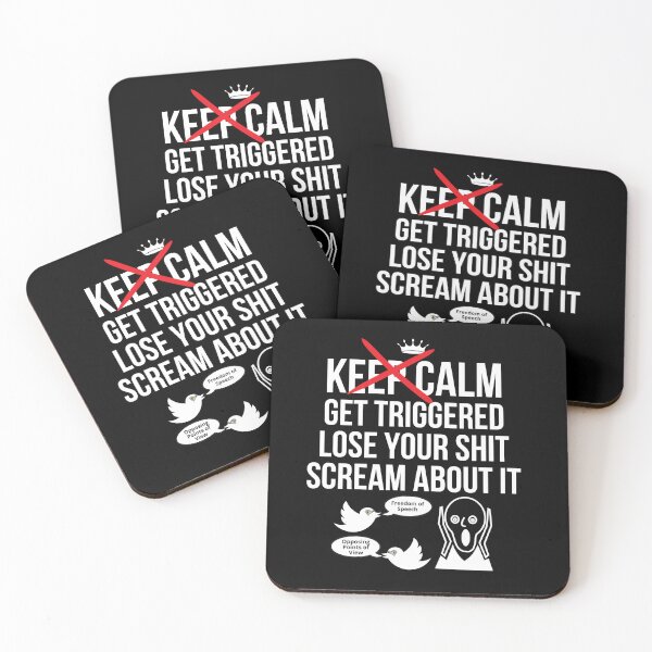 Item preview, Funny Keep Calm Elon Musk Buys Twitter Birds and Screaming T-Shirt designed and sold by podguy.