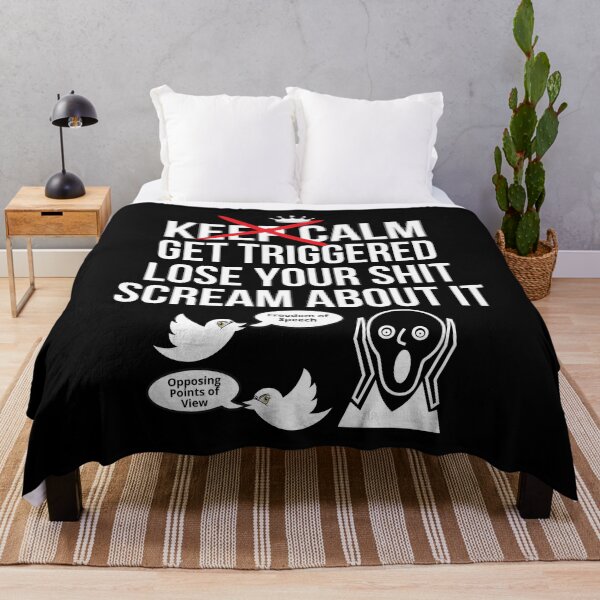 Item preview, Funny Keep Calm Elon Musk Buys Twitter Birds and Screaming T-Shirt designed and sold by podguy.