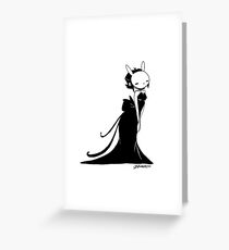 LADY Greeting Card