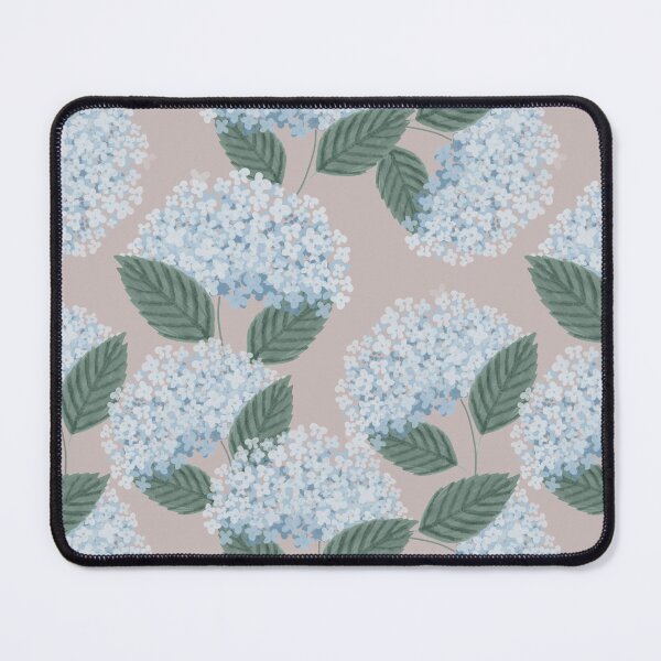 Item preview, hydrangea pattern (light sand) | spring inspired. botanical illustration designed and sold by MissPuduArt.