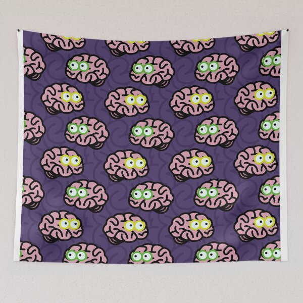 Item preview, Nerdy Brain Pattern designed and sold by babybigfoot.