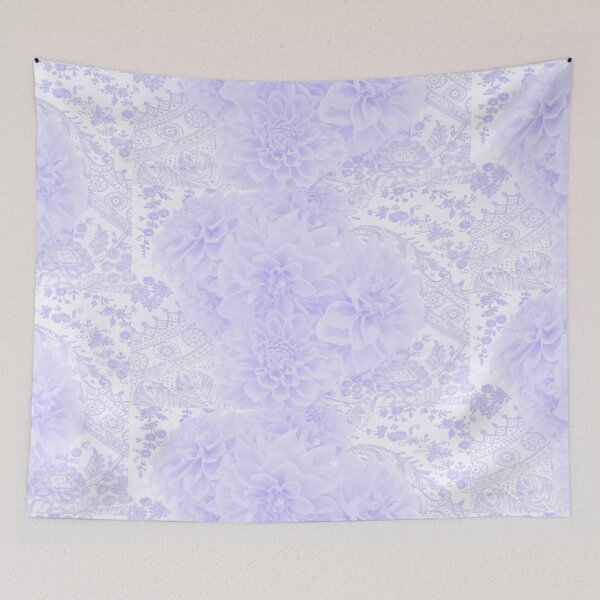Item preview, Dahlias In Soft Blue designed and sold by Sandra Foster.