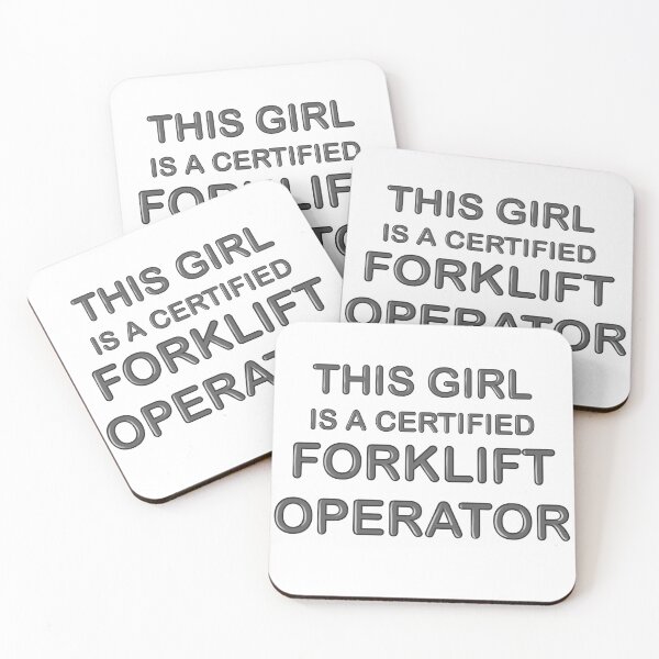 Item preview, Certified Forklift Operator designed and sold by localparrotmom.