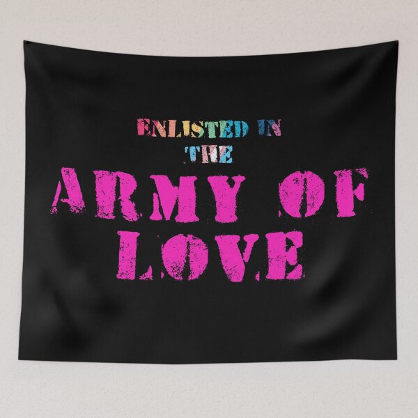 Item preview, Army Of Love - With Pride Flag Colors - LGBT Pride Love Design designed and sold by CamSkot.