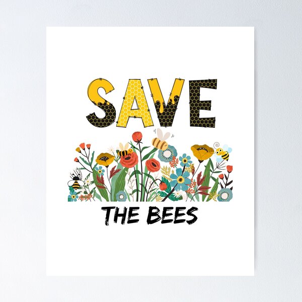 Item preview, Save The Bees  designed and sold by Losthorsedesign.