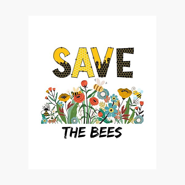 Item preview, Save The Bees  designed and sold by Losthorsedesign.
