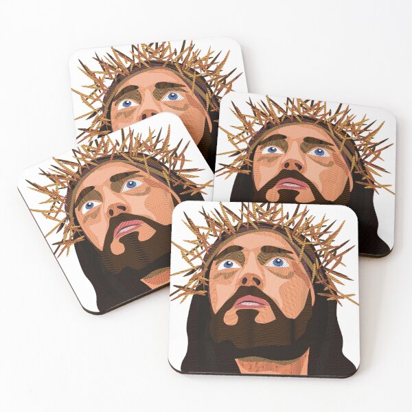 Item preview, jesus in lines designed and sold by IconAge Store.