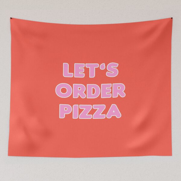Item preview, Let's Order Pizza designed and sold by GirlGangPrints.