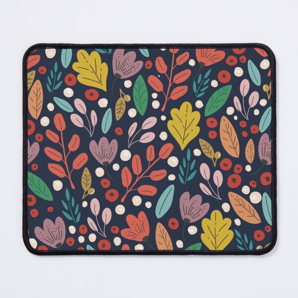 Item preview, Jewel Foliage Navy  designed and sold by SarahStrickArt.