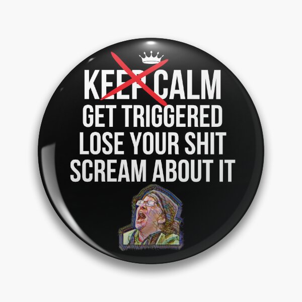 Item preview, Funny Keep Calm The Screaming Liberal Woman T-Shirt designed and sold by podguy.