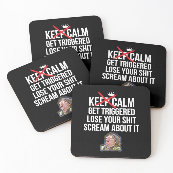 Item preview, Funny Keep Calm The Screaming Liberal Woman T-Shirt designed and sold by podguy.