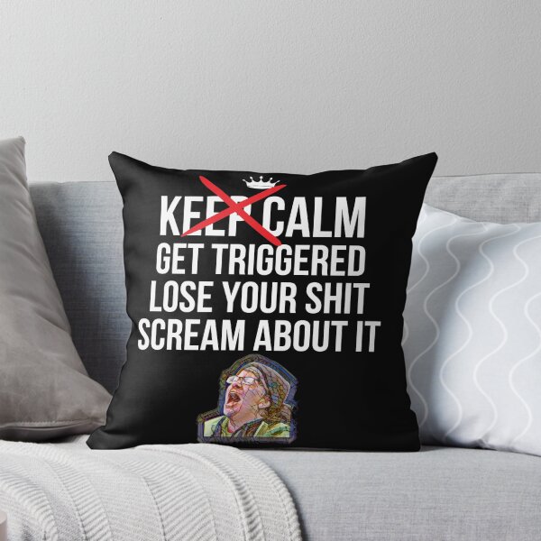 Item preview, Funny Keep Calm The Screaming Liberal Woman T-Shirt designed and sold by podguy.